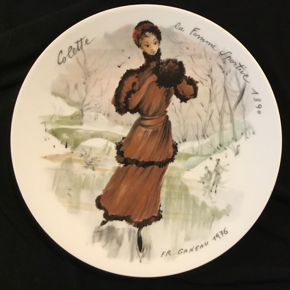 D’Arceau Limoges Les Femmes Du Siecle Colette La Femme Sportive Plate Bradford